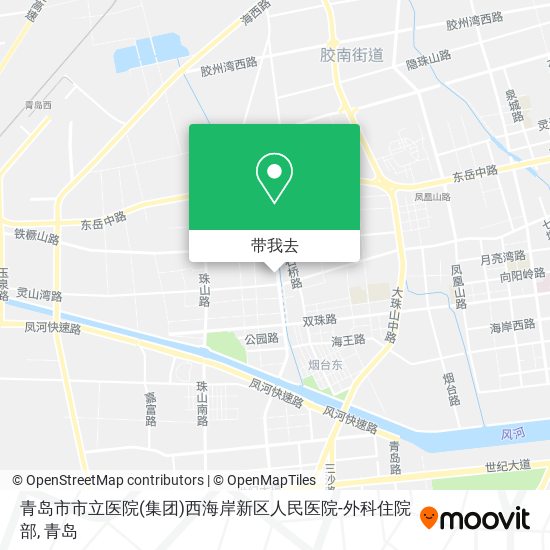 青岛市市立医院(集团)西海岸新区人民医院-外科住院部地图