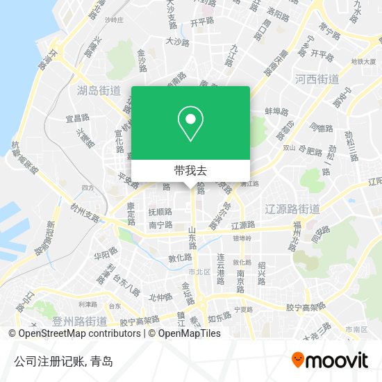 公司注册记账地图
