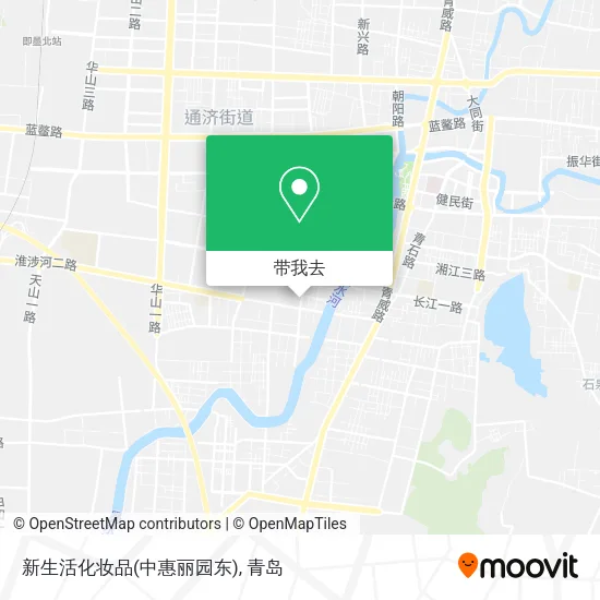 新生活化妆品(中惠丽园东)地图