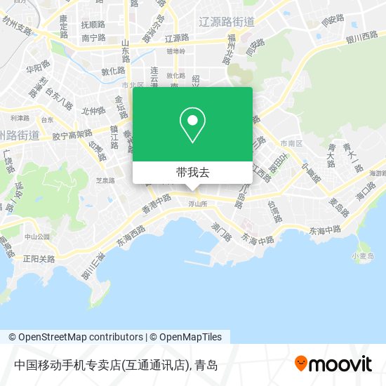 中国移动手机专卖店(互通通讯店)地图