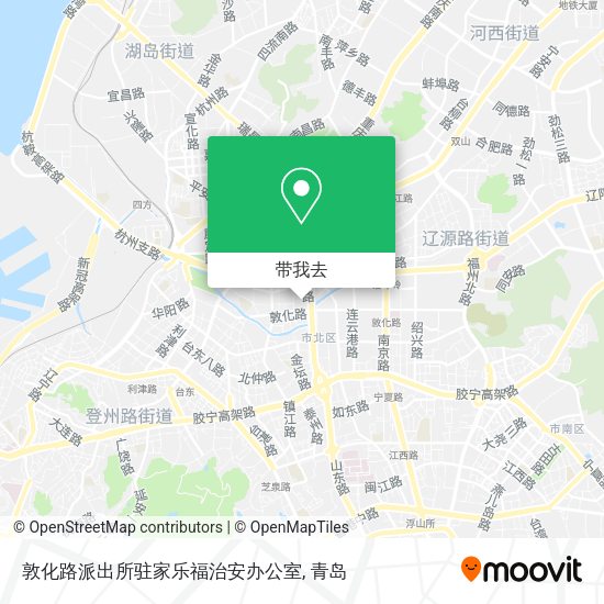 敦化路派出所驻家乐福治安办公室地图