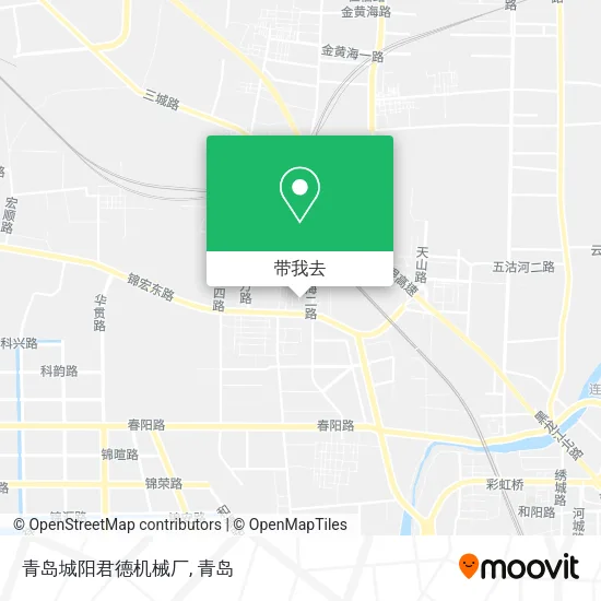 青岛城阳君德机械厂地图