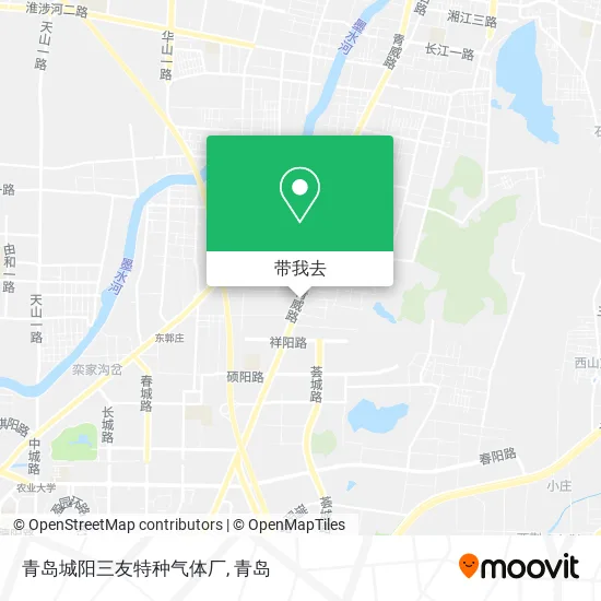 青岛城阳三友特种气体厂地图