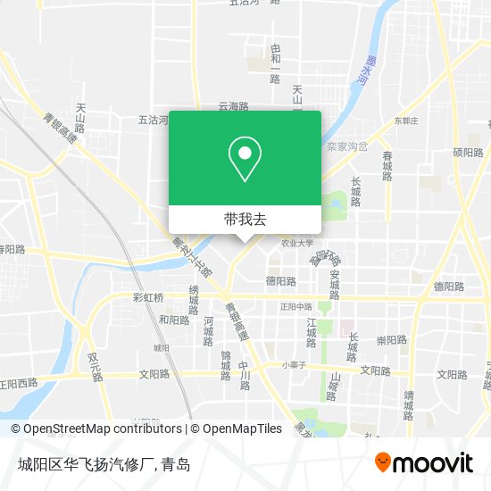 城阳区华飞扬汽修厂地图