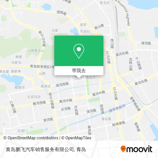 黄岛鹏飞汽车销售服务有限公司地图