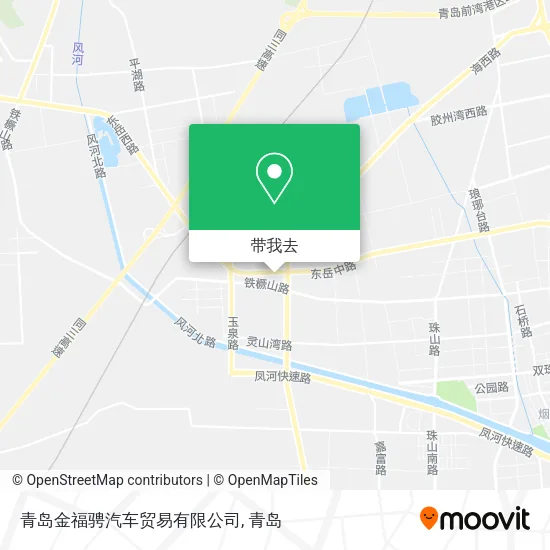 青岛金福骋汽车贸易有限公司地图
