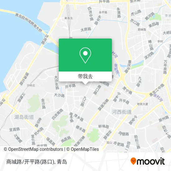 商城路/开平路(路口)地图