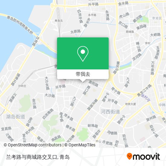 兰考路与商城路交叉口地图