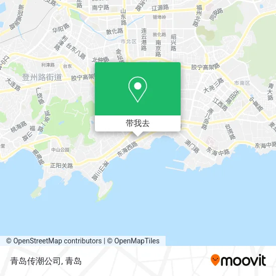 青岛传潮公司地图