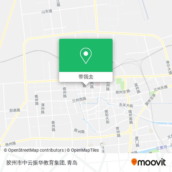 胶州市中云振华教育集团地图