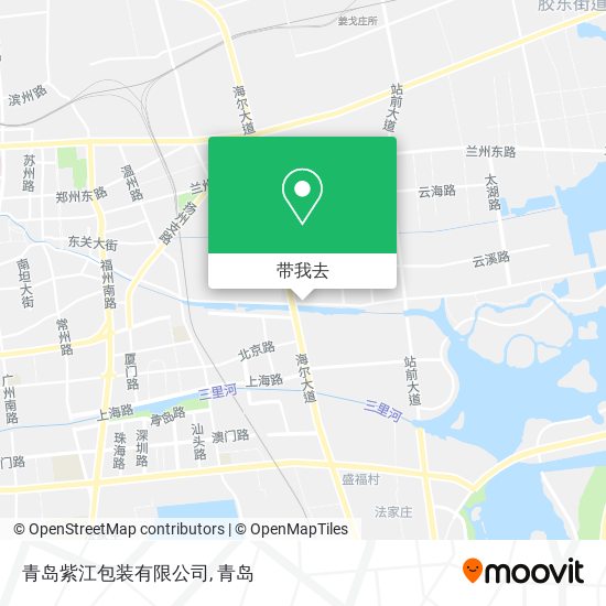 青岛紫江包装有限公司地图