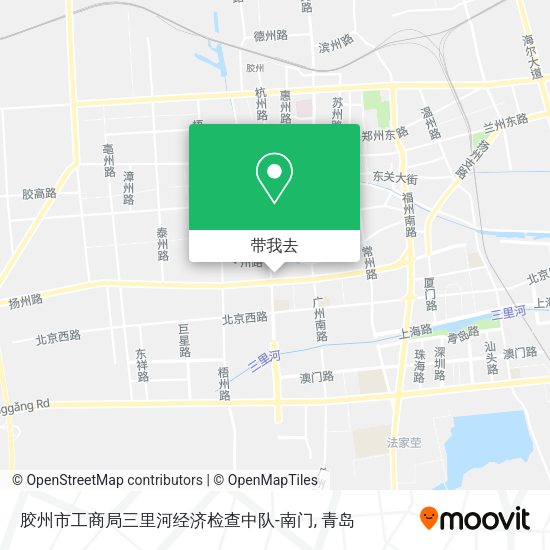 胶州市工商局三里河经济检查中队-南门地图