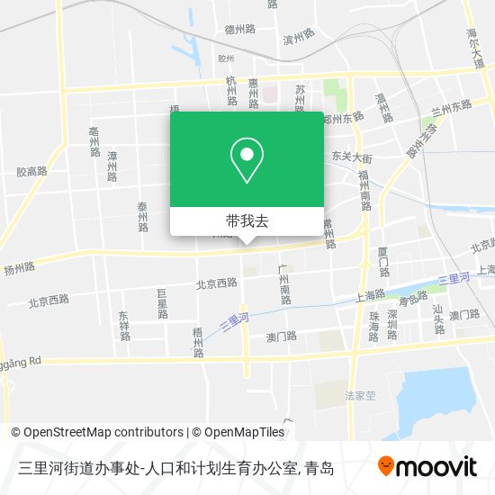 三里河街道办事处-人口和计划生育办公室地图