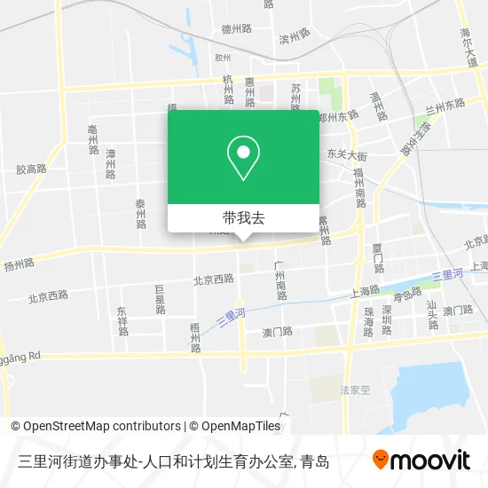 三里河街道办事处-人口和计划生育办公室地图