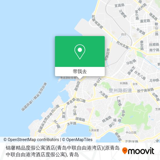 锦馨精品度假公寓酒店(青岛中联自由港湾店)(原青岛中联自由港湾酒店度假公寓)地图