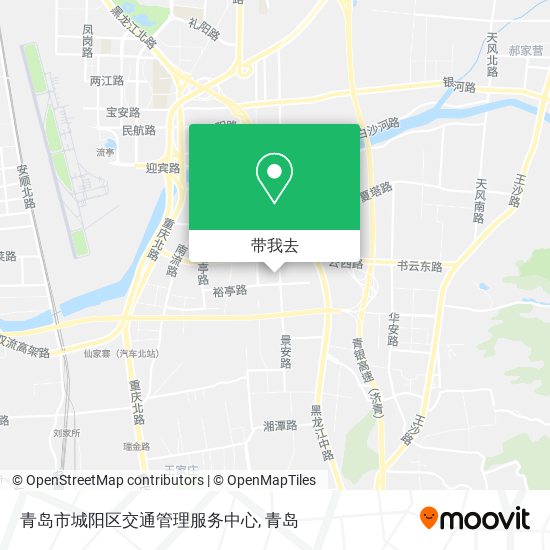 青岛市城阳区交通管理服务中心地图