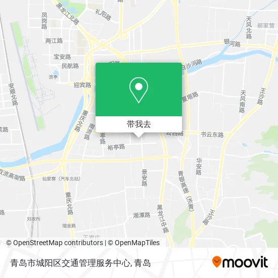 青岛市城阳区交通管理服务中心地图