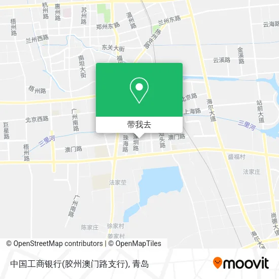 中国工商银行(胶州澳门路支行)地图