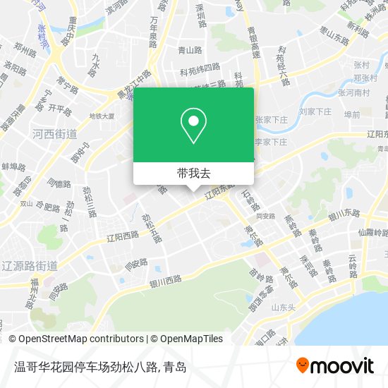 温哥华花园停车场劲松八路地图