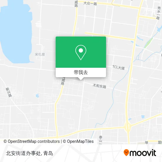 北安街道办事处地图