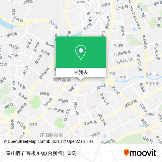 泰山牌石膏板系统(台柳路)地图