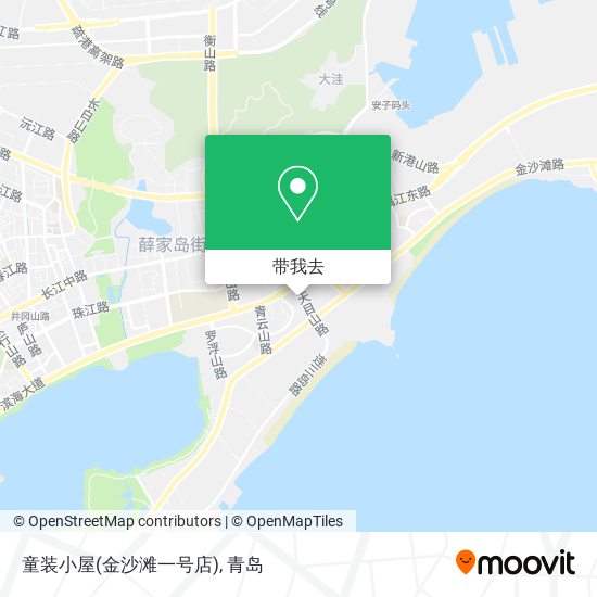 童装小屋(金沙滩一号店)地图