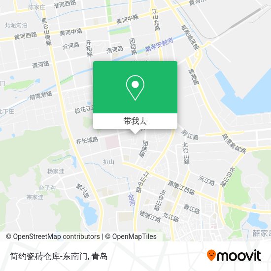 简约瓷砖仓库-东南门地图