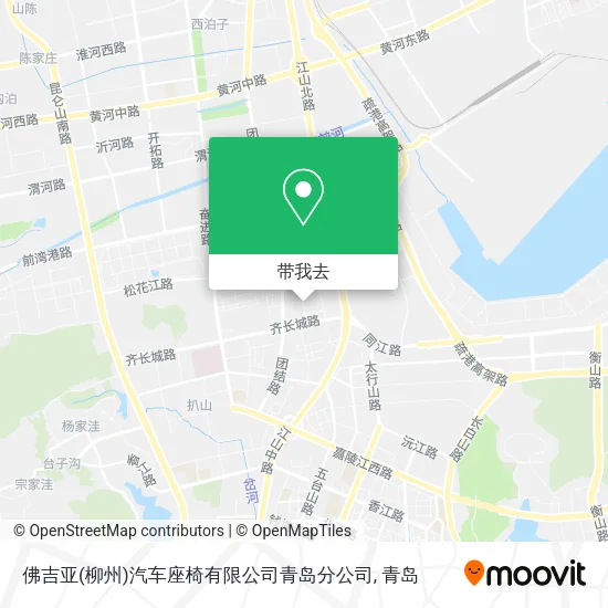 佛吉亚(柳州)汽车座椅有限公司青岛分公司地图