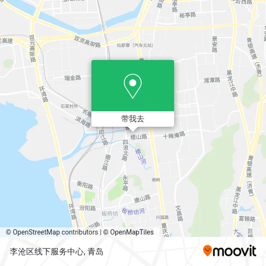 李沧区线下服务中心地图
