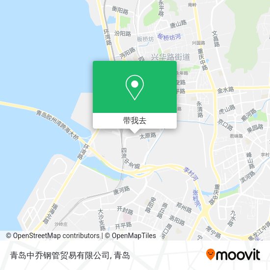 青岛中乔钢管贸易有限公司地图