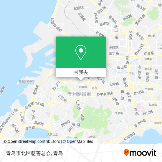 青岛市北区慈善总会地图