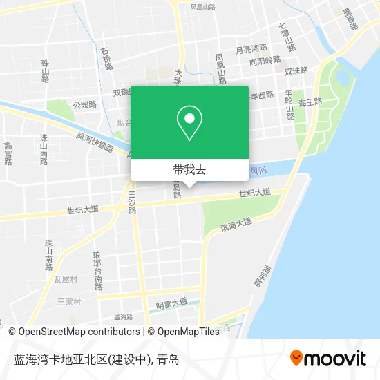 蓝海湾卡地亚北区(建设中)地图