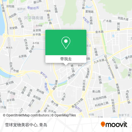 雪球宠物美容中心地图