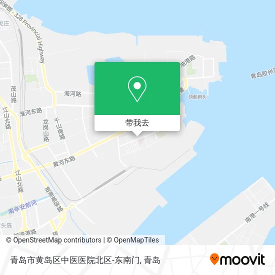 青岛市黄岛区中医医院北区-东南门地图