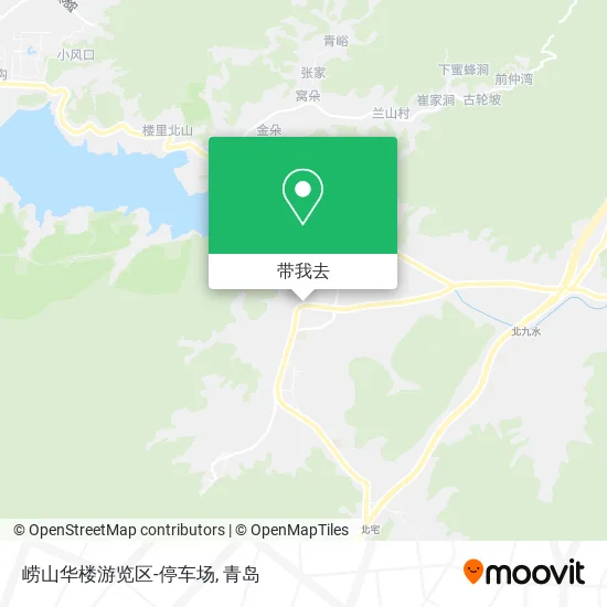崂山华楼游览区-停车场地图