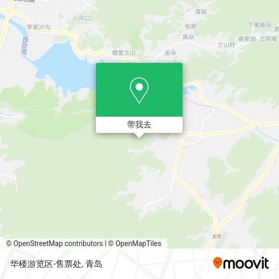 华楼游览区-售票处地图