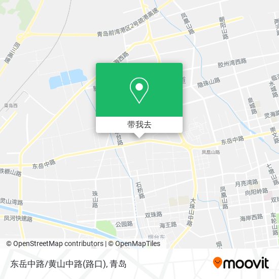 东岳中路/黄山中路(路口)地图