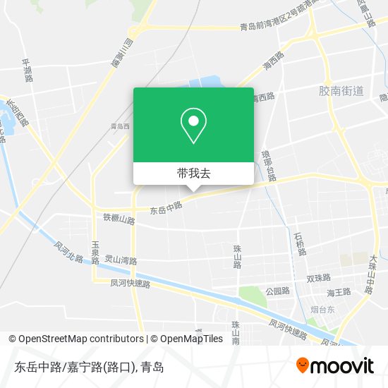 东岳中路/嘉宁路(路口)地图