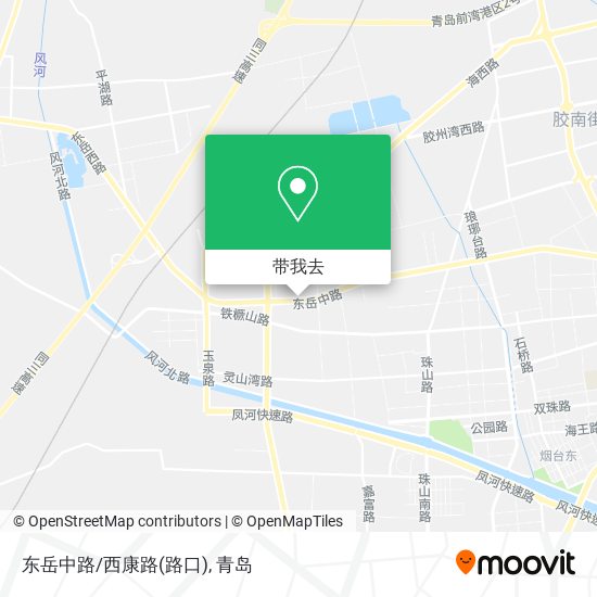 东岳中路/西康路(路口)地图