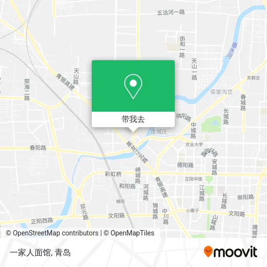 一家人面馆地图