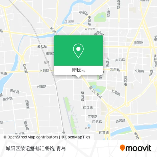 城阳区荣记蟹都汇餐馆地图