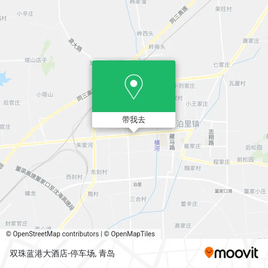 双珠蓝港大酒店-停车场地图