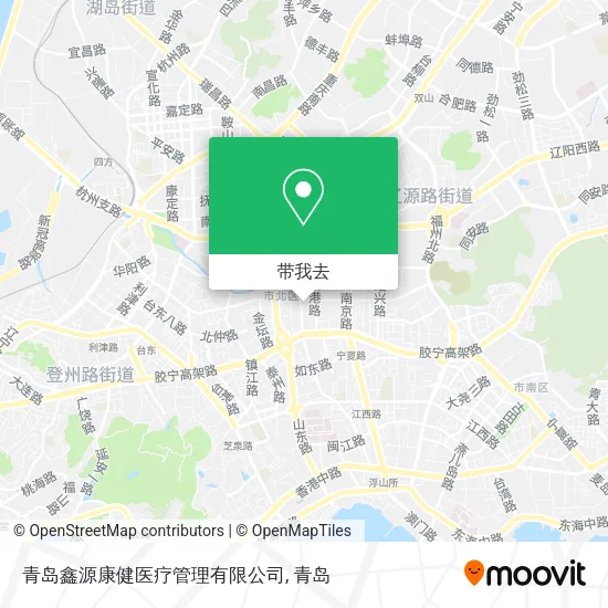 青岛鑫源康健医疗管理有限公司地图