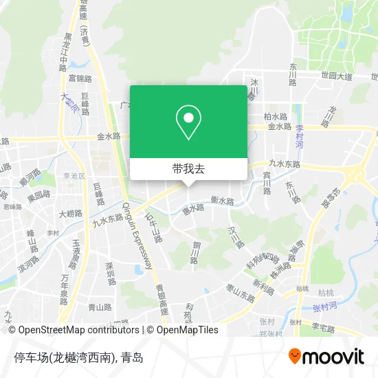 停车场(龙樾湾西南)地图
