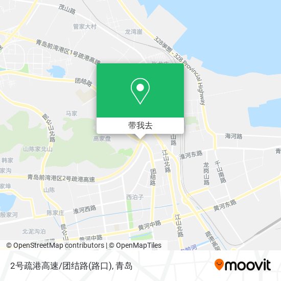 2号疏港高速/团结路(路口)地图