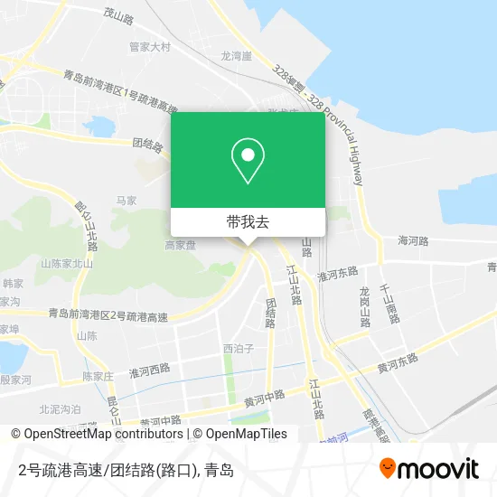 2号疏港高速/团结路(路口)地图