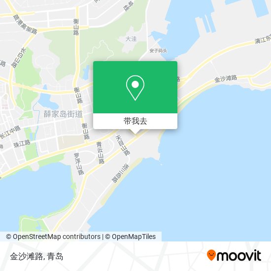 金沙滩路地图
