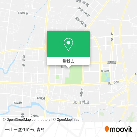 一山一墅-151号地图