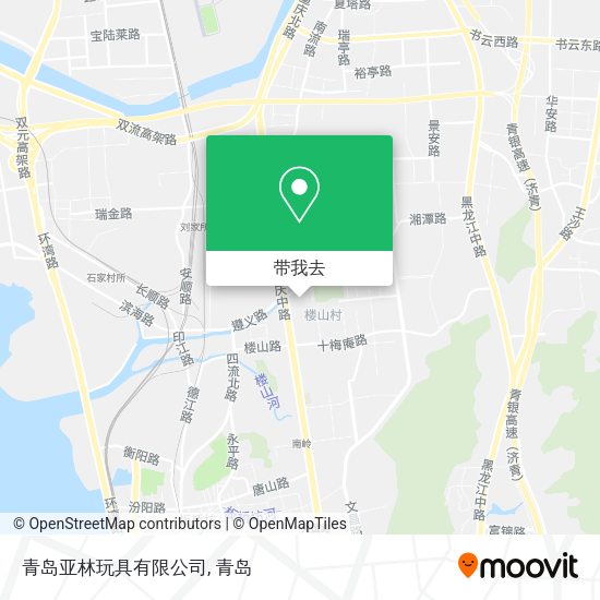 青岛亚林玩具有限公司地图