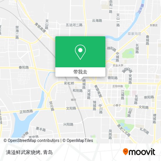 满溢鲜武家烧烤地图